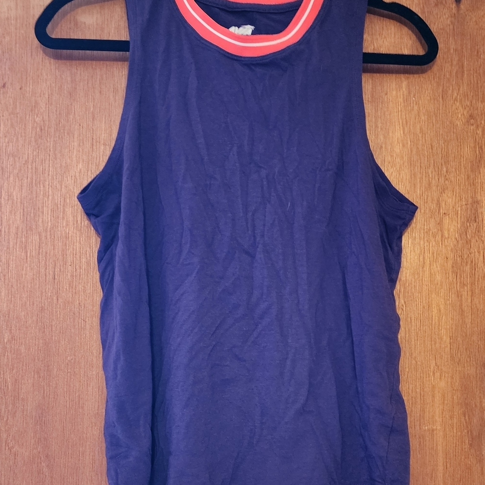 Avia Purple Top with Red and White Accents